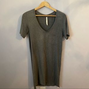 Babaton gray t-shirt dress
